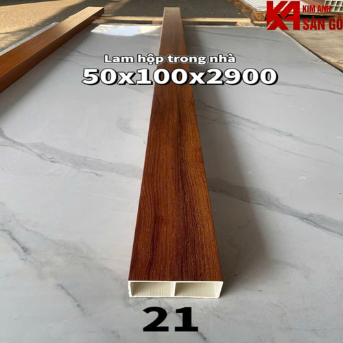Thanh Lam Hộp Nhựa Giả Gỗ 50*100 AV-21